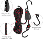 4 Pcs Kayak Rope Tie Downs Straps  1 4  X 12ft Adjustable Tie Down Straps Canoe 