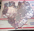 Huge Arthur Court Vintage Grape Leaf With Grapes 13  Bowl 1993