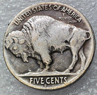 Hobo Nickel - Skull Head And Chains Hobo Nickel Coin - Novelty Coin