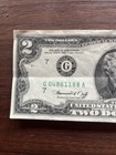 Two Dollar Bill Rare 1976 Series Low Number   2 Vintage G