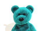 Ty Beanie Baby 1st Gen Tush Teal New Face Nf Teddy Authentic Nht Missing Ribbon