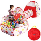 3pcs Children Baby Play House Tent Tunnel Ball Pool Pop Up Indoor Outdoor Toys
