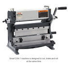 Kaka 3-in-1 12  12-in Sheet Metal Brake  Shear Brake Roll Combinations