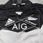Adidas Maori All Blacks Jersey Mens Small Rugby Black White 2017