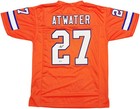 Denver Broncos Steve Atwater Signed Orange Jersey Beckett Witness