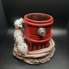 Vanmark Red Hats Of Courage Votive Candle pencil Holder