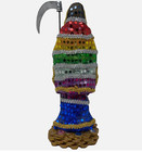 Santa Muerte 12  Multicolor  7 Potencias  Grim Reaper Holy Death Statue