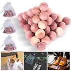 50pc Aromatic Cedar Storage Balls Repels Insects Mildew Safe For Hangers  Closet