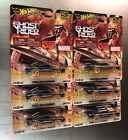 Hot Wheels Premium Pop Culture Marvel Ghost Rider Charger Realriders Lot Of 6