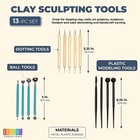 13 Pcs Ball Stylus Dotting Tools Polymer Modeling Clay Sculpting Rock Painting