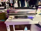 Vintage Black Angus Series 950 Electric Waffle Iron Maker Griddle Chrome 