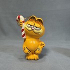 Lot Of 4 Vintage 1981 Enesco Garfield  ceramic   Christmas Ornament Collection