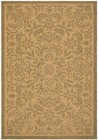 Safavieh Courtyard Collection 67 X 96 Natural   Gold Cy6634 Indoor  Outdoor
