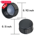 Meetoot 16pcs Phenolic Resin Cover 20mm Black Poly Seal Screw 20mm 