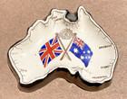 Rare Royal Doulton Australian Map Military Forces Dish Ashtray