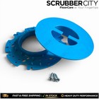 Pad Retainer Blue Rh Thread Fits Aztec Lowrider Propane Buffer Repl 201-792455