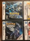 Pokemon Platinum Black 2  Nintendo Ds   4 Replacement Cases Only No Games Bundle