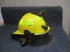2011 Cairns 1044 Yellow Fire Helmet - Size Adjustable 6 3 8 - 8 3 8