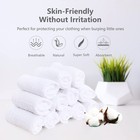 12 Pack Muslin Burp Cloths Large 100  Cotton Hand Washcloths For Baby - Baby    