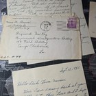 1942 156th Field Artillery Lot Of 4 Ww2 Letters World War Two Collection Wwii