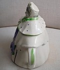 Vintage Shawnee Pottery Granny Ann Teapot Purple Apron