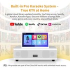 Inandon M6 Home Karaoke Machine   Touchscreen   Uhf Mics   Mixer   Amp   Speaker
