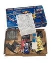 Vtg 2000 Hot Wheels Mattel Battery Operated Race Set Open Box New Complete 