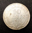 1911 Newfoundland Silver  50c  Enn Coins