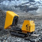 Rotation 13 5hp Power New Mini Tracked Dumper With  Petrol Engine--free Shippin