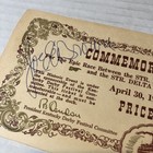 Vtg 1963 Commemorative Ticket Kentucky Derby Festival 60s Kwz