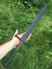 Hand Forged D2 Steel Sword Sharp Battle Ready Collective Medieval Sword   Sheath