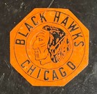 Chicago Blackhawks 1964-67 Nhl Game Used Converse Puck With Patent   Vintage