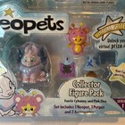 New Neopets Collector Figure Pack Faerie Cybunny Neopet   Pink Ona Petpet 2008