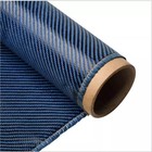 12  X 60  Carbon Fiber Cloth Roll Vinyl Wrap Fabric 2x2 Twill Weave 3k 200gsm