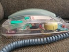 Vintage Conairphone Clear See Through Transparent Phone Multi Color 1 1 On Ebay 