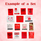 Vintage Matchbooks   Matchboxes Lot     15 Assorted  the Valentine Edit 
