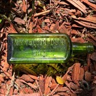 Antique Piso Company Hazeltine   Co  Green Bottle