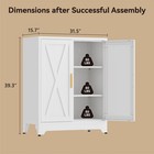 Metal Buffet Cabinet With Storage  39 3   Tall Sideboard Cabinet With Doors