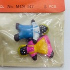 Pack Of 2 Vintage Tiny T ings Plastic Miniature Doll Figures No  Mcs 147