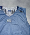 Vintage Nike Lebron Signature Reversible Basketball Jersey Blue White Retro Y2k