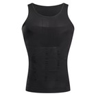 Men 3 Pack Body Shaper Slimming Belly Vest Compression Shirt Tank Tops Shapewear