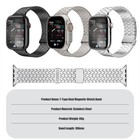 Magnetic Stainless Steel Strap Band For Apple Watch Ultra3 49mm Se 11 10 9 8 7 6