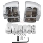 Handlebar Control Switches Housing Cover Caps Fit For Harley Sportster Softail