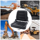 Universal Pvc Forklift Seat Fits For Clark Cat Hyster Yale Toyota Mitsubishi New