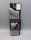 Royal Comfort Stay Up Socks Men s Shoe Size 6-12 L Xl Light Grey Usa Vintage