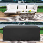 Upgrade Waterproof Garden Patio Furniture Cover Rectangular Table Dust Protector