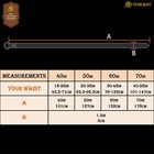 Medieval Leather Belt Viking Knight Renaissance Accessory With Ring Buckle Brown