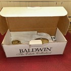 New   Baldwin 6560 003 Entry Lexington Front Door Hardware Lock Polished Brass