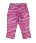 The North Face Girls Leggings Size M 10 12 Hot Pink Purple Gray Striped Capris