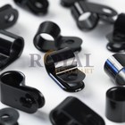 Cable Clamp 3 8 Inch Black For Wire Tubing And Components 100 Count Pack